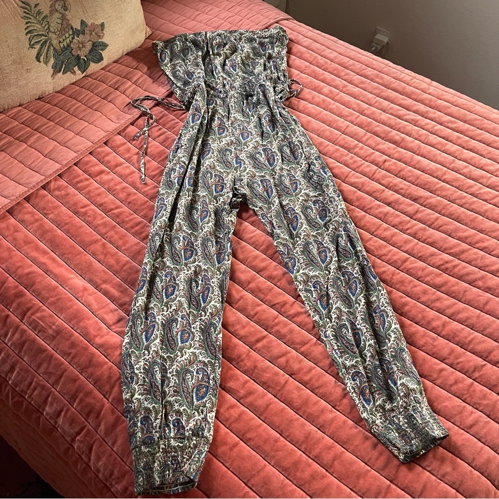 Denim & Supply Ralph Lauren Paisley Jumpsuit - Multicolor